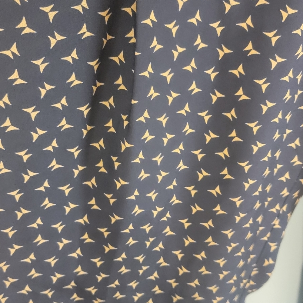 Lafayette 148 New York Designer Luxury‎ 100%Silk Black Design Pants Size Large - Picture 10 of 12